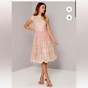 Pink prom dress